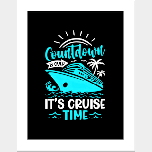 Cruise Trip Ship Summer Vacation Family Posters and Art